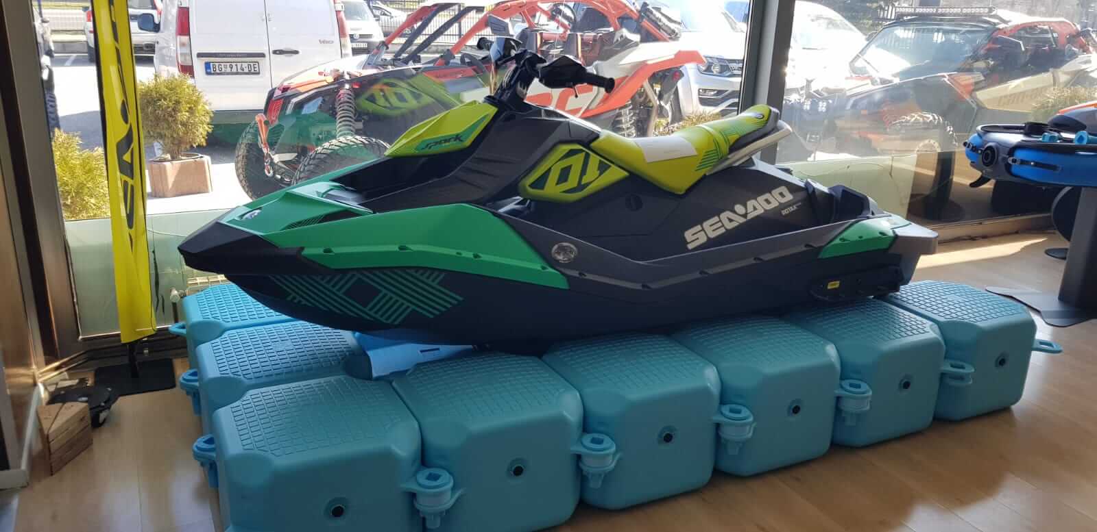Rampa za čamac od ponton kocki